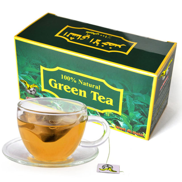 Green tea bag